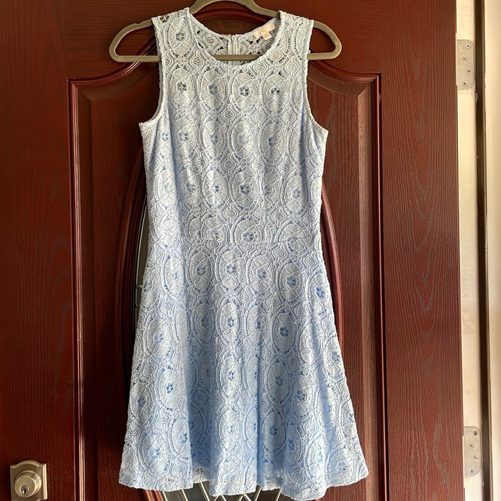 Light Blue Lace Dress